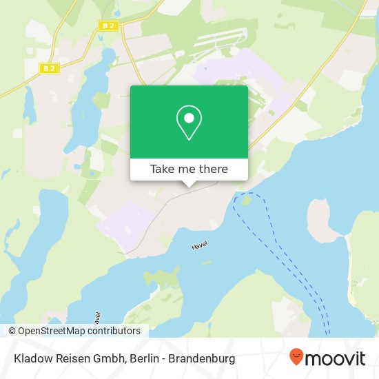 Kladow Reisen Gmbh map