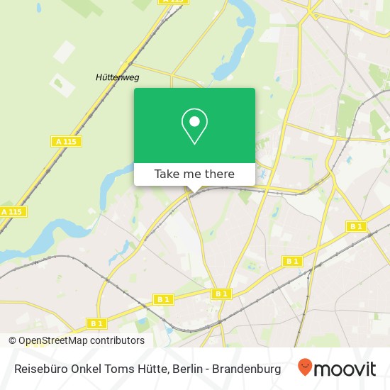 Reisebüro Onkel Toms Hütte map