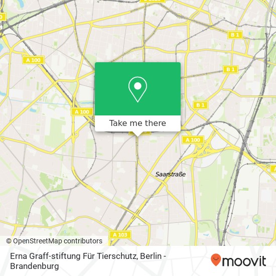 Erna Graff-stiftung Für Tierschutz map