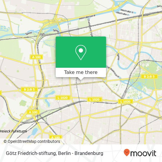 Götz Friedrich-stiftung map