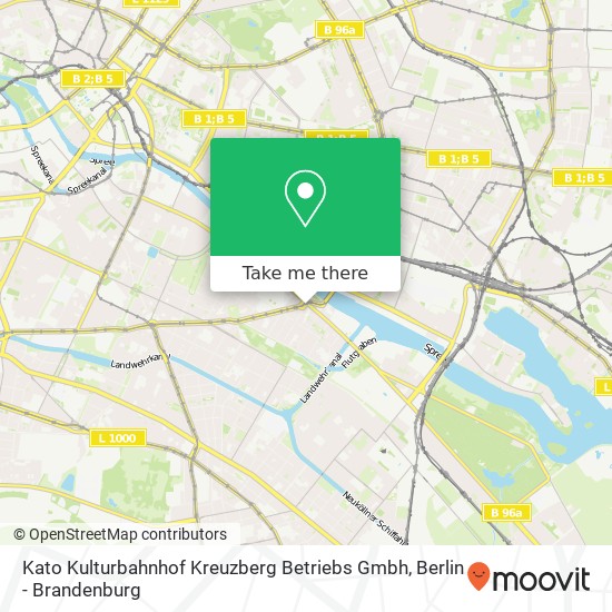 Kato Kulturbahnhof Kreuzberg Betriebs Gmbh map