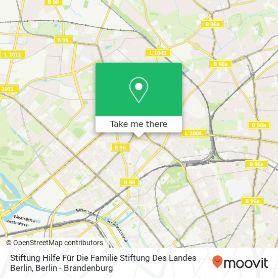 Stiftung Hilfe Für Die Familie Stiftung Des Landes Berlin map