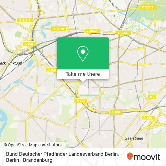 Карта Bund Deutscher Pfadfinder Landesverband Berlin