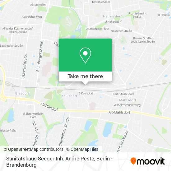 Карта Sanitätshaus Seeger Inh. Andre Peste