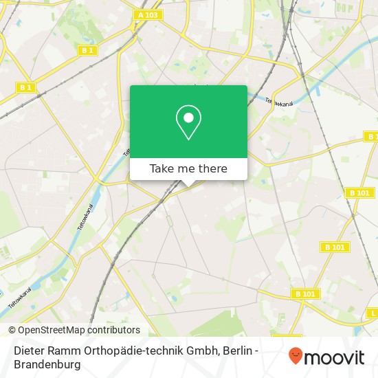 Dieter Ramm Orthopädie-technik Gmbh map