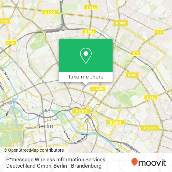 E*message Wireless Information Services Deutschland Gmbh map