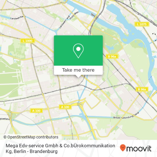 Карта Mega Edv-service Gmbh & Co.bÜrokommunikation Kg