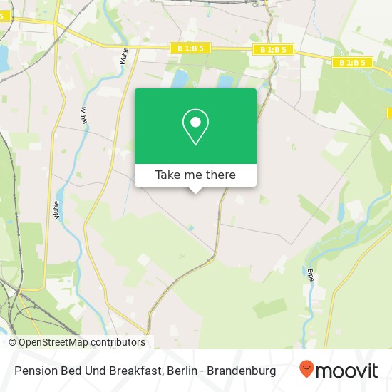 Pension Bed Und Breakfast map