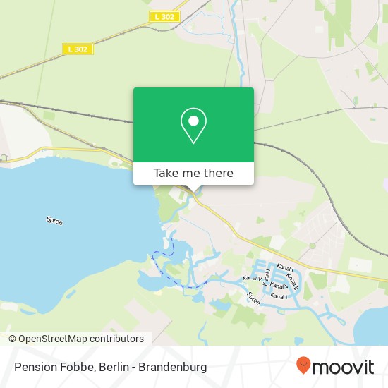 Pension Fobbe map