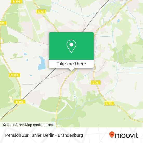 Pension Zur Tanne map