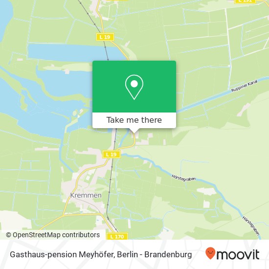 Gasthaus-pension Meyhöfer map