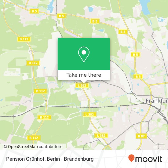 Pension Grünhof map