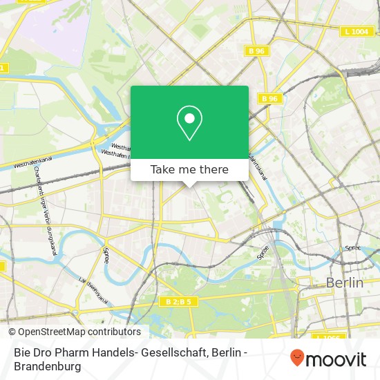 Bie Dro Pharm Handels- Gesellschaft map