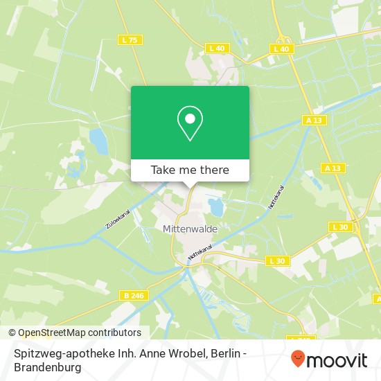 Карта Spitzweg-apotheke Inh. Anne Wrobel
