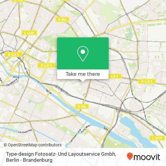 Type-design Fotosatz- Und Layoutservice Gmbh map