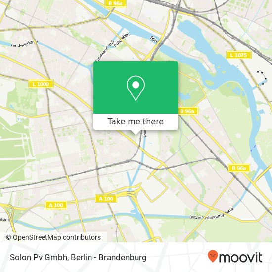 Solon Pv Gmbh map