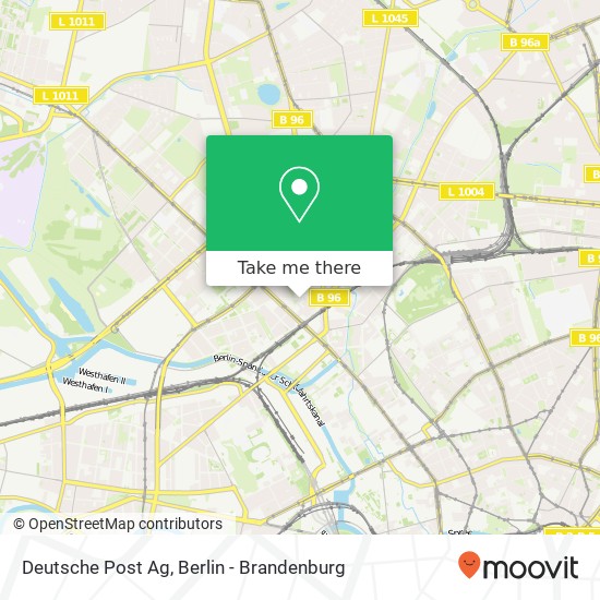 Deutsche Post Ag map