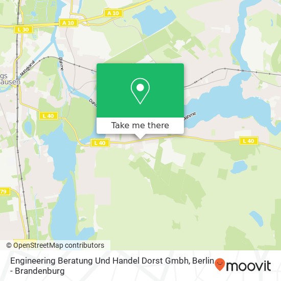 Карта Engineering Beratung Und Handel Dorst Gmbh