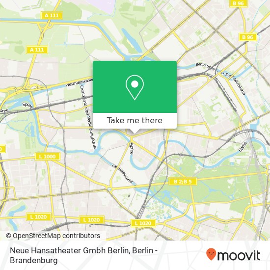 Neue Hansatheater Gmbh Berlin map