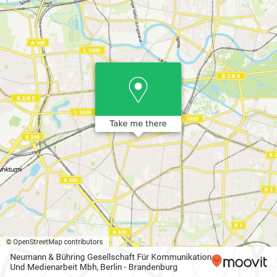 Neumann & Bühring Gesellschaft Für Kommunikation Und Medienarbeit Mbh map