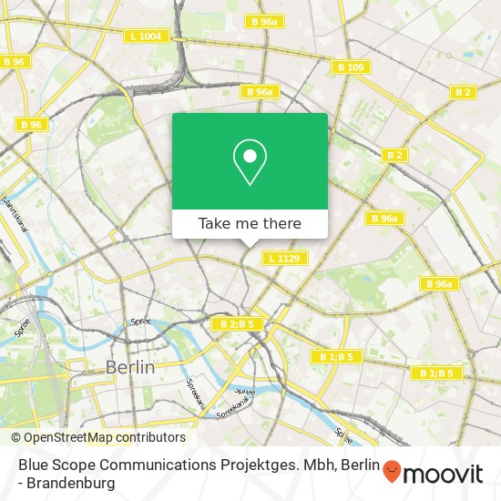 Blue Scope Communications Projektges. Mbh map