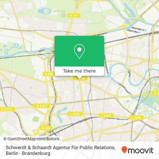 Карта Schwerdt & Schaardt Agentur Für Public Relations