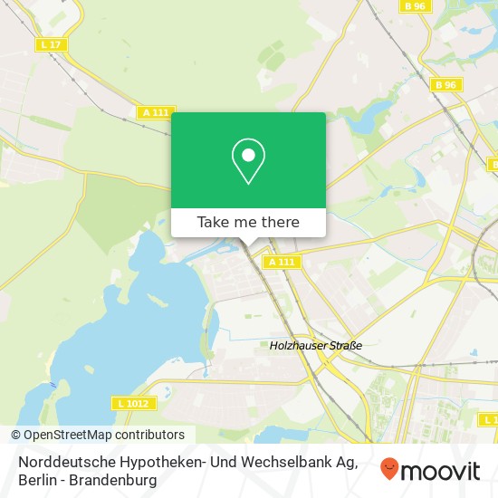 Norddeutsche Hypotheken- Und Wechselbank Ag map