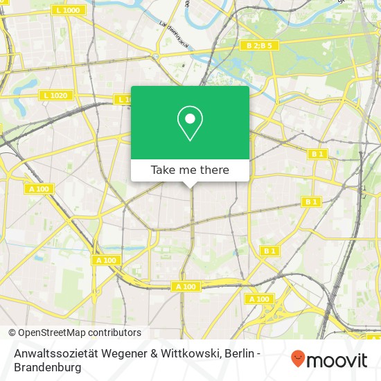 Anwaltssozietät Wegener & Wittkowski map