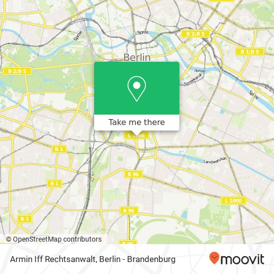 Armin Iff Rechtsanwalt map