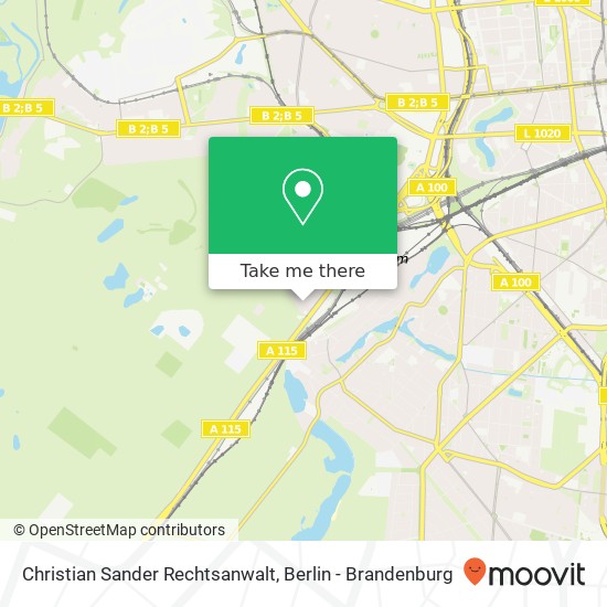 Christian Sander Rechtsanwalt map