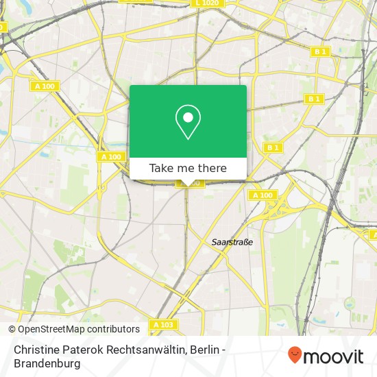 Christine Paterok Rechtsanwältin map