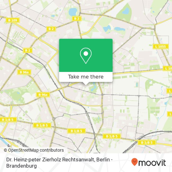 Dr. Heinz-peter Zierholz Rechtsanwalt map