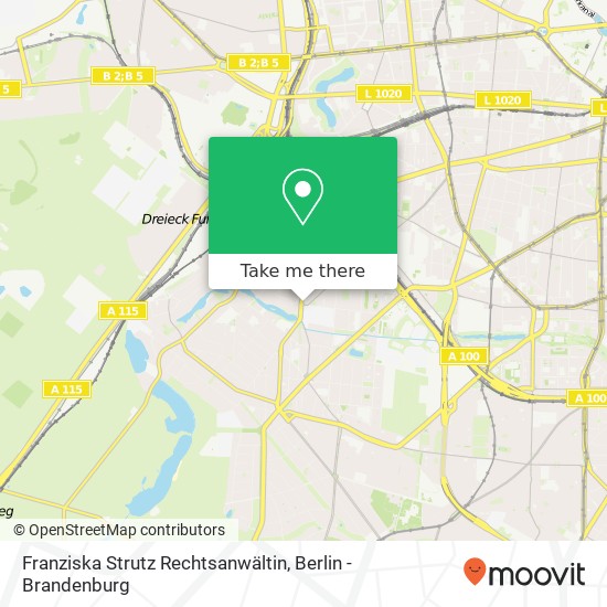 Franziska Strutz Rechtsanwältin map