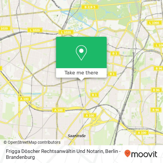 Карта Frigga Döscher Rechtsanwältin Und Notarin