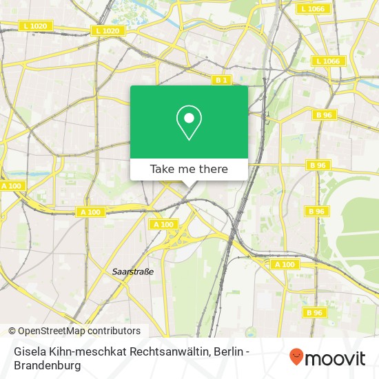 Карта Gisela Kihn-meschkat Rechtsanwältin