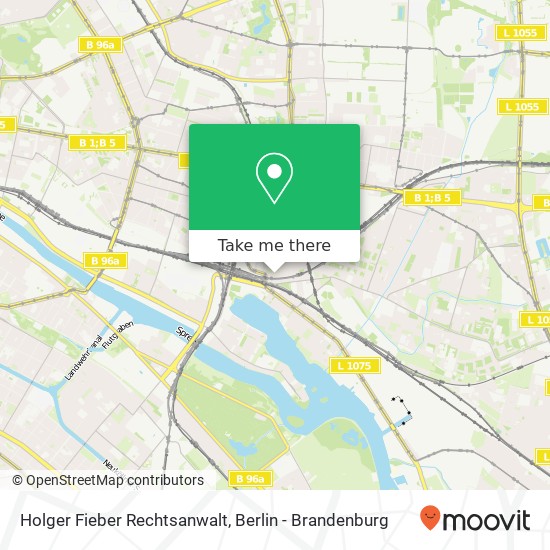 Карта Holger Fieber Rechtsanwalt