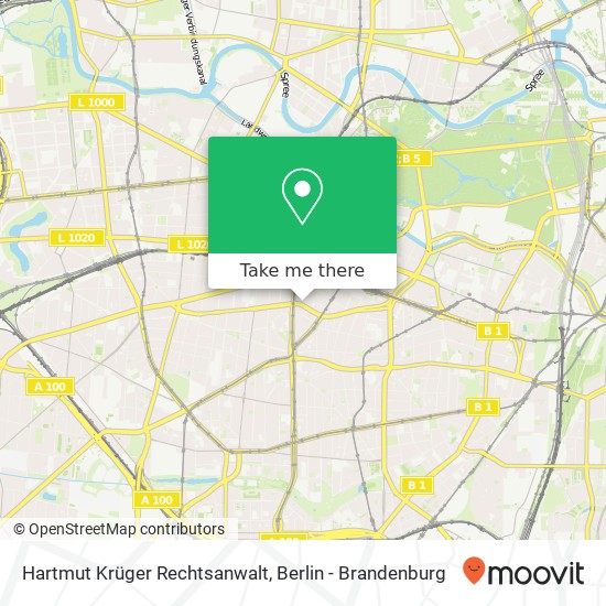 Hartmut Krüger Rechtsanwalt map