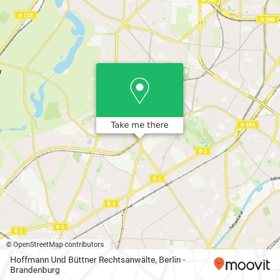 Hoffmann Und Büttner Rechtsanwälte map