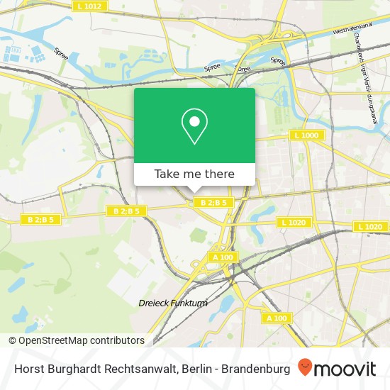 Horst Burghardt Rechtsanwalt map