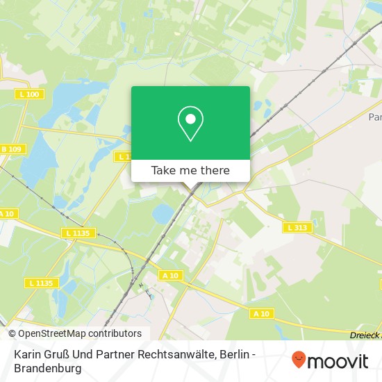 Karin Gruß Und Partner Rechtsanwälte map