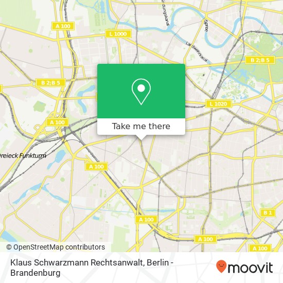 Klaus Schwarzmann Rechtsanwalt map