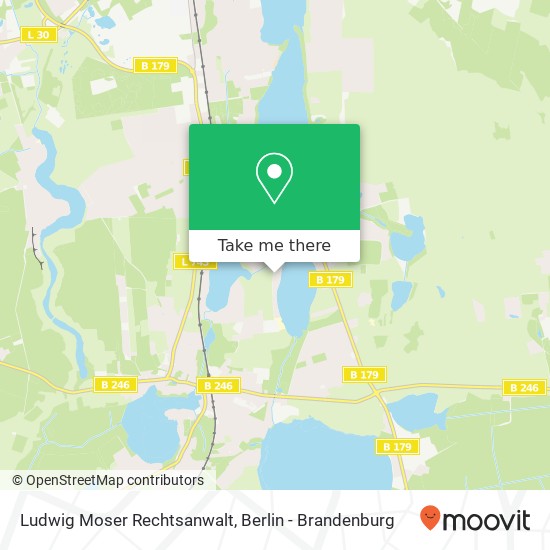 Карта Ludwig Moser Rechtsanwalt