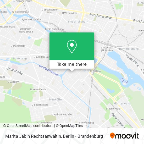 Marita Jabin Rechtsanwältin map