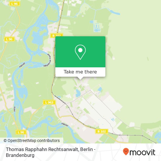 Thomas Rapphahn Rechtsanwalt map