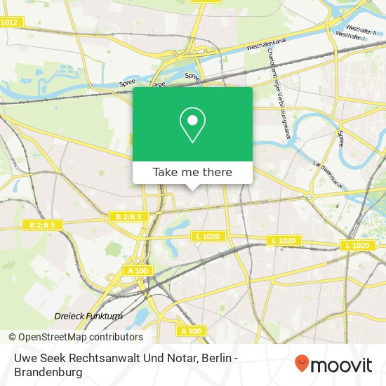 Uwe Seek Rechtsanwalt Und Notar map