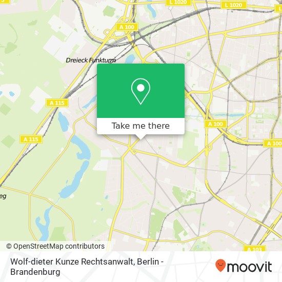 Wolf-dieter Kunze Rechtsanwalt map