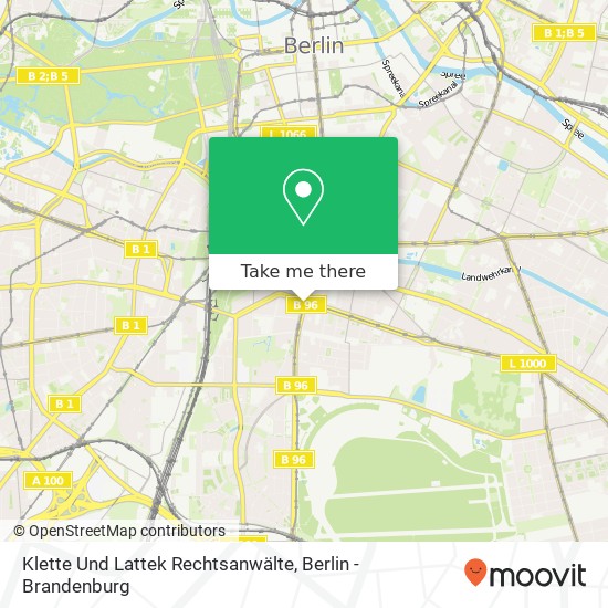 Карта Klette Und Lattek Rechtsanwälte