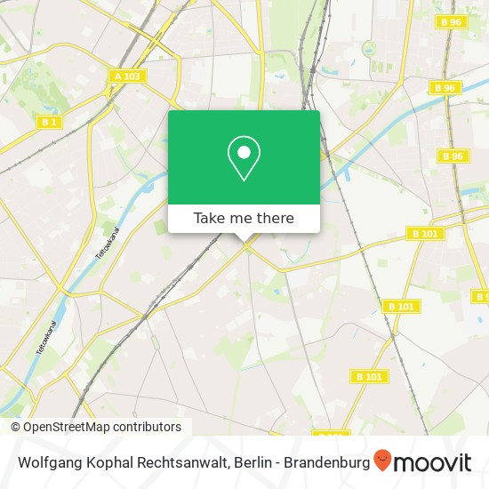 Wolfgang Kophal Rechtsanwalt map