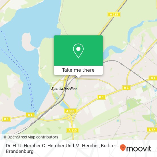 Dr. H. U. Hercher C. Hercher Und M. Hercher map