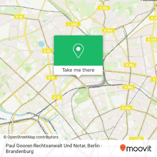 Paul Gooren Rechtsanwalt Und Notar map